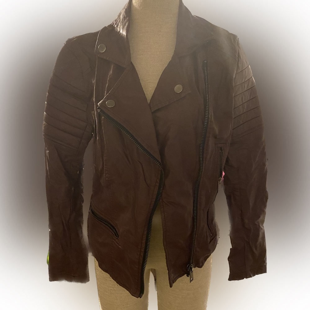Red leather Jacket